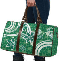 Hawaii Pupuala Plumeria Green Travel Bag Polynesian Pattern LT01 - Polynesian Pride