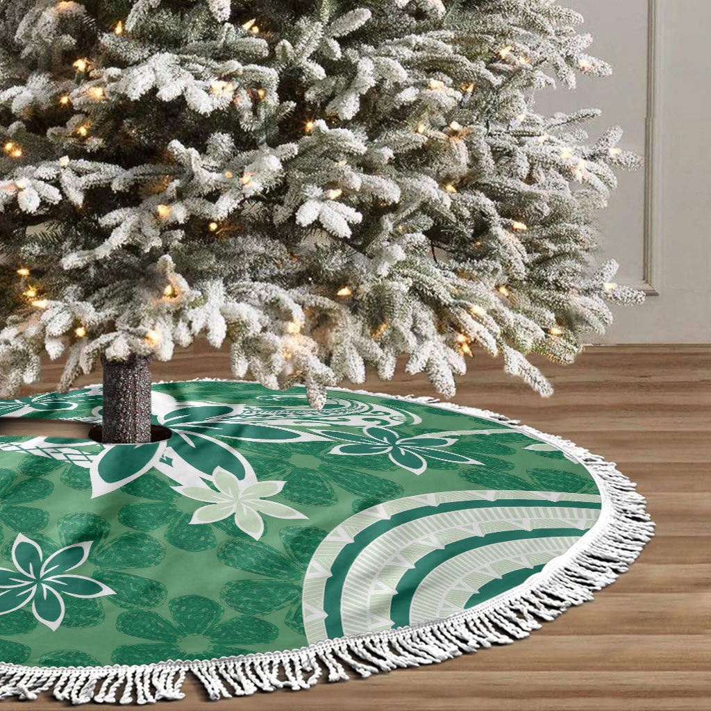 Hawaii Pupuala Plumeria Green Tree Skirt Polynesian Pattern LT01 - Polynesian Pride