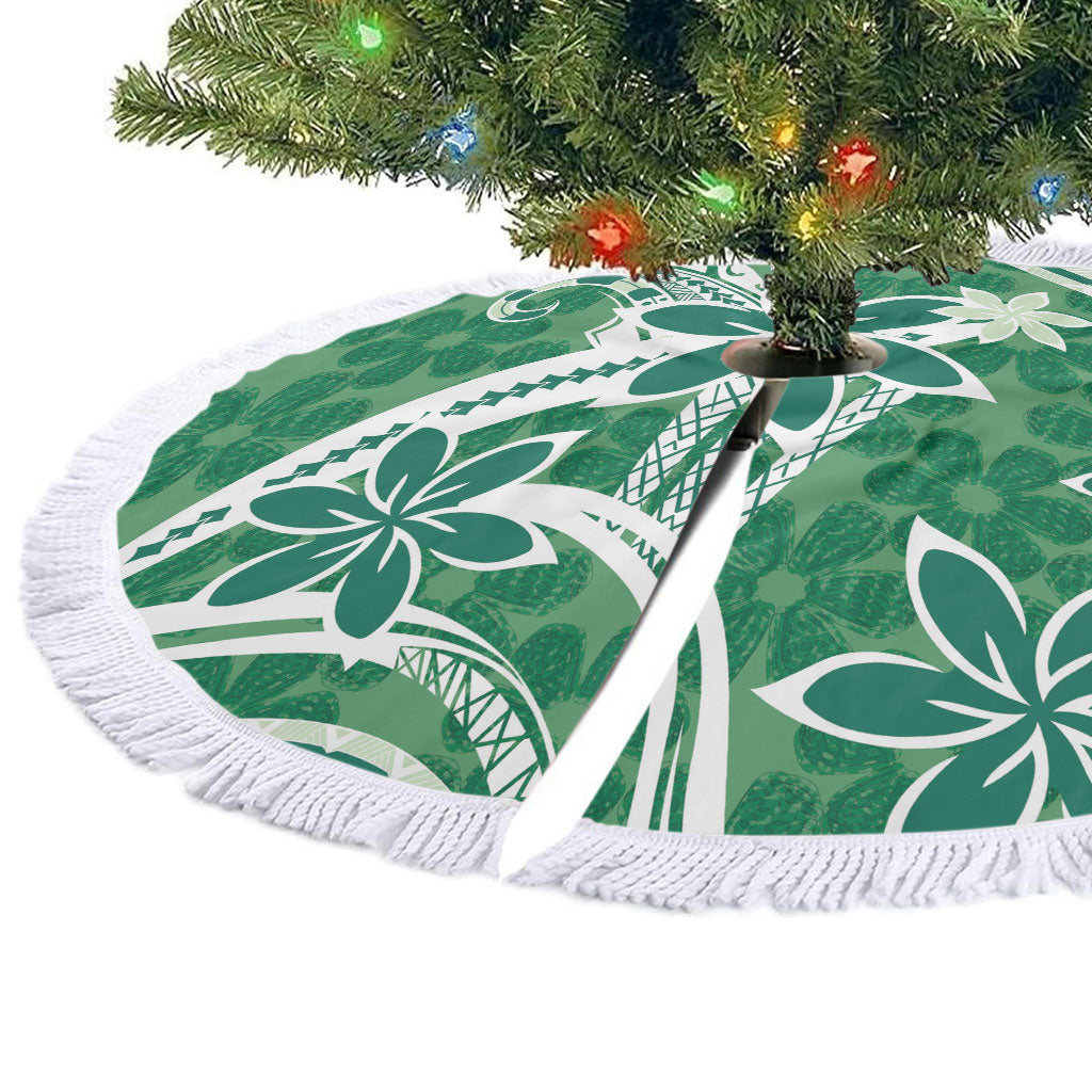 Hawaii Pupuala Plumeria Green Tree Skirt Polynesian Pattern LT01 - Polynesian Pride