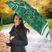 Hawaii Pupuala Plumeria Green Umbrella Polynesian Pattern LT01 - Polynesian Pride