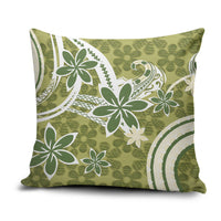 Hawaii Pupuala Plumeria Olive Green Pillow Cover Polynesian Pattern LT01 Olive Green - Polynesian Pride