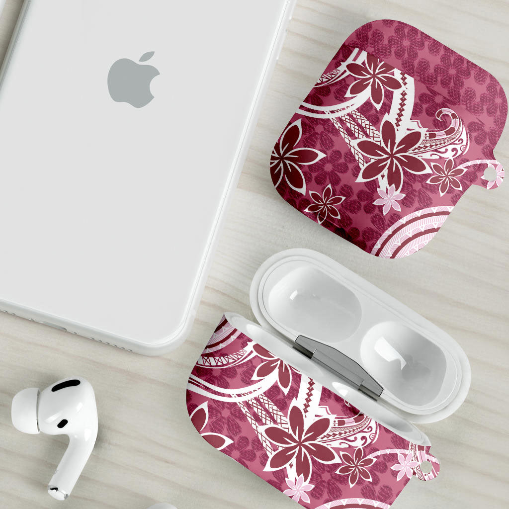 Hawaii Pupuala Plumeria Pink AirPods Case Polynesian Pattern LT01 - Polynesian Pride