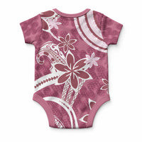 Hawaii Pupuala Plumeria Pink Baby Onesie Polynesian Pattern LT01 - Polynesian Pride