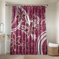 Hawaii Pupuala Plumeria Pink Bathroom Set Polynesian Pattern LT01 Shower Curtain Only Pink - Polynesian Pride