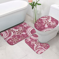 Hawaii Pupuala Plumeria Pink Bathroom Set Polynesian Pattern LT01 - Polynesian Pride