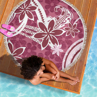 Hawaii Pupuala Plumeria Pink Beach Blanket Polynesian Pattern LT01 - Polynesian Pride