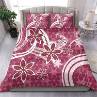 Hawaii Pupuala Plumeria Pink Bedding Set Polynesian Pattern LT01 - Polynesian Pride