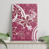 Hawaii Pupuala Plumeria Pink Canvas Wall Art Polynesian Pattern LT01 - Polynesian Pride