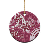 Hawaii Pupuala Plumeria Pink Ceramic Ornament Polynesian Pattern LT01 - Polynesian Pride