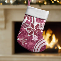 Hawaii Pupuala Plumeria Pink Christmas Stocking Polynesian Pattern LT01 Set of 2 Pink - Polynesian Pride