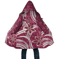 Hawaii Pupuala Plumeria Pink Cloak Polynesian Pattern LT01 Unisex Pink - Polynesian Pride