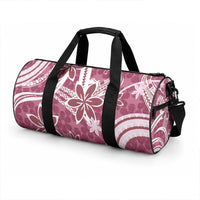 Hawaii Pupuala Plumeria Pink Duffle Bag Polynesian Pattern LT01 - Polynesian Pride