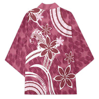 Hawaii Pupuala Plumeria Pink Kimono Polynesian Pattern LT01 - Polynesian Pride