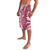 Hawaii Pupuala Plumeria Pink Lavalava Polynesian Pattern LT01 - Polynesian Pride