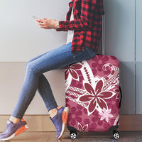 Hawaii Pupuala Plumeria Pink Luggage Cover Polynesian Pattern LT01 - Polynesian Pride