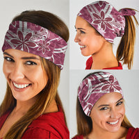 Hawaii Pupuala Plumeria Pink Neck Gaiter Polynesian Pattern LT01 - Polynesian Pride
