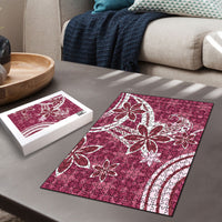 Hawaii Pupuala Plumeria Pink Puzzle Polynesian Pattern LT01 - Polynesian Pride