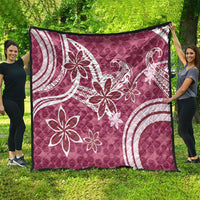Hawaii Pupuala Plumeria Pink Quilt Polynesian Pattern LT01 - Polynesian Pride
