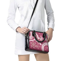 Hawaii Pupuala Plumeria Pink Shoulder Handbag Polynesian Pattern LT01 - Polynesian Pride