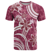 Hawaii Pupuala Plumeria Pink T Shirt Polynesian Pattern LT01 Pink - Polynesian Pride
