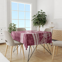 Hawaii Pupuala Plumeria Pink Tablecloth Polynesian Pattern LT01 - Polynesian Pride