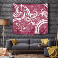 Hawaii Pupuala Plumeria Pink Tapestry Polynesian Pattern LT01 Pink - Polynesian Pride
