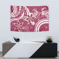 Hawaii Pupuala Plumeria Pink Tapestry Polynesian Pattern LT01 - Polynesian Pride