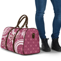 Hawaii Pupuala Plumeria Pink Travel Bag Polynesian Pattern LT01 - Polynesian Pride