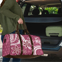 Hawaii Pupuala Plumeria Pink Travel Bag Polynesian Pattern LT01 - Polynesian Pride