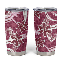 Hawaii Pupuala Plumeria Pink Tumbler Cup Polynesian Pattern LT01 Pink - Polynesian Pride