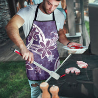 Hawaii Pupuala Plumeria Purple Apron Polynesian Pattern LT01 - Polynesian Pride