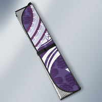 Hawaii Pupuala Plumeria Purple Auto Sun Shade Polynesian Pattern LT01 - Polynesian Pride