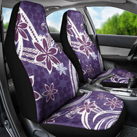 Hawaii Pupuala Plumeria Purple Car Seat Cover Polynesian Pattern LT01 - Polynesian Pride