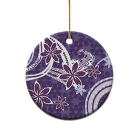 Hawaii Pupuala Plumeria Purple Ceramic Ornament Polynesian Pattern LT01 - Polynesian Pride