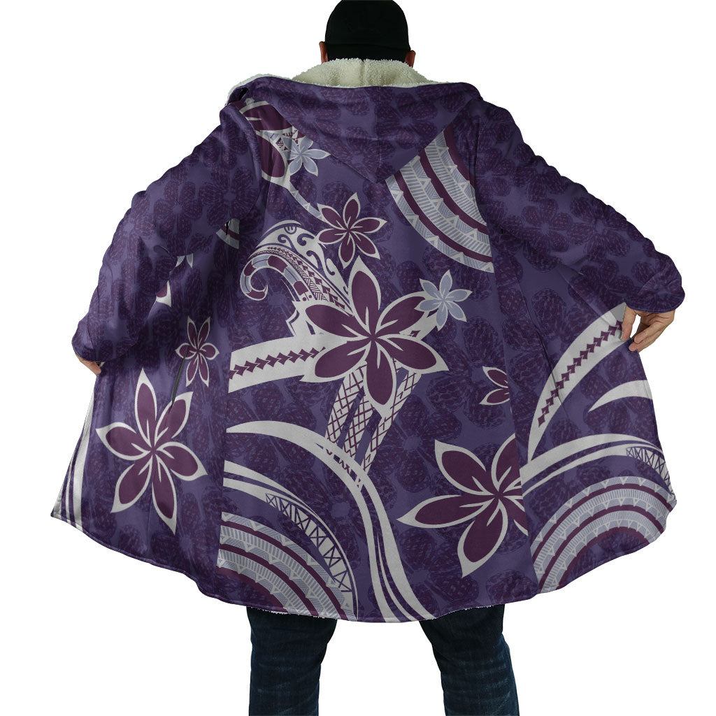 Hawaii Pupuala Plumeria Purple Cloak Polynesian Pattern LT01 - Polynesian Pride