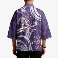 Hawaii Pupuala Plumeria Purple Kimono Polynesian Pattern LT01 - Polynesian Pride
