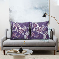 Hawaii Pupuala Plumeria Purple Pillow Cover Polynesian Pattern LT01 - Polynesian Pride