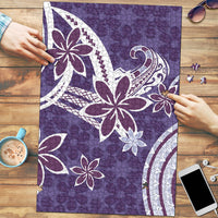 Hawaii Pupuala Plumeria Purple Puzzle Polynesian Pattern LT01 Purple - Polynesian Pride