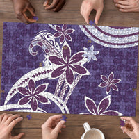 Hawaii Pupuala Plumeria Purple Puzzle Polynesian Pattern LT01 - Polynesian Pride