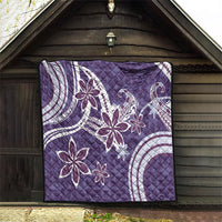 Hawaii Pupuala Plumeria Purple Quilt Polynesian Pattern LT01 - Polynesian Pride