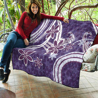 Hawaii Pupuala Plumeria Purple Quilt Polynesian Pattern LT01 - Polynesian Pride