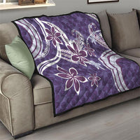 Hawaii Pupuala Plumeria Purple Quilt Polynesian Pattern LT01 - Polynesian Pride