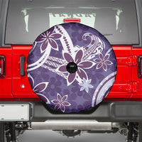 Hawaii Pupuala Plumeria Purple Spare Tire Cover Polynesian Pattern LT01 - Polynesian Pride