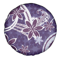 Hawaii Pupuala Plumeria Purple Spare Tire Cover Polynesian Pattern LT01 - Polynesian Pride