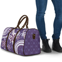 Hawaii Pupuala Plumeria Purple Travel Bag Polynesian Pattern LT01 - Polynesian Pride