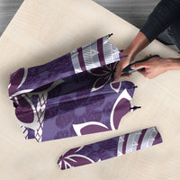 Hawaii Pupuala Plumeria Purple Umbrella Polynesian Pattern LT01 - Polynesian Pride