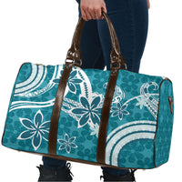 Hawaii Pupuala Plumeria Teal Travel Bag Polynesian Pattern LT01 - Polynesian Pride