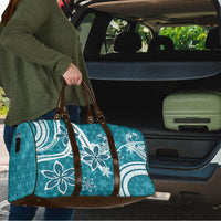 Hawaii Pupuala Plumeria Teal Travel Bag Polynesian Pattern LT01 - Polynesian Pride
