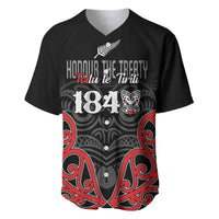 Toitu Te Tiriti 1840 Aotearoa Baseball Jersey Stand Together Stand Stronger LT01 Black - Polynesian Pride
