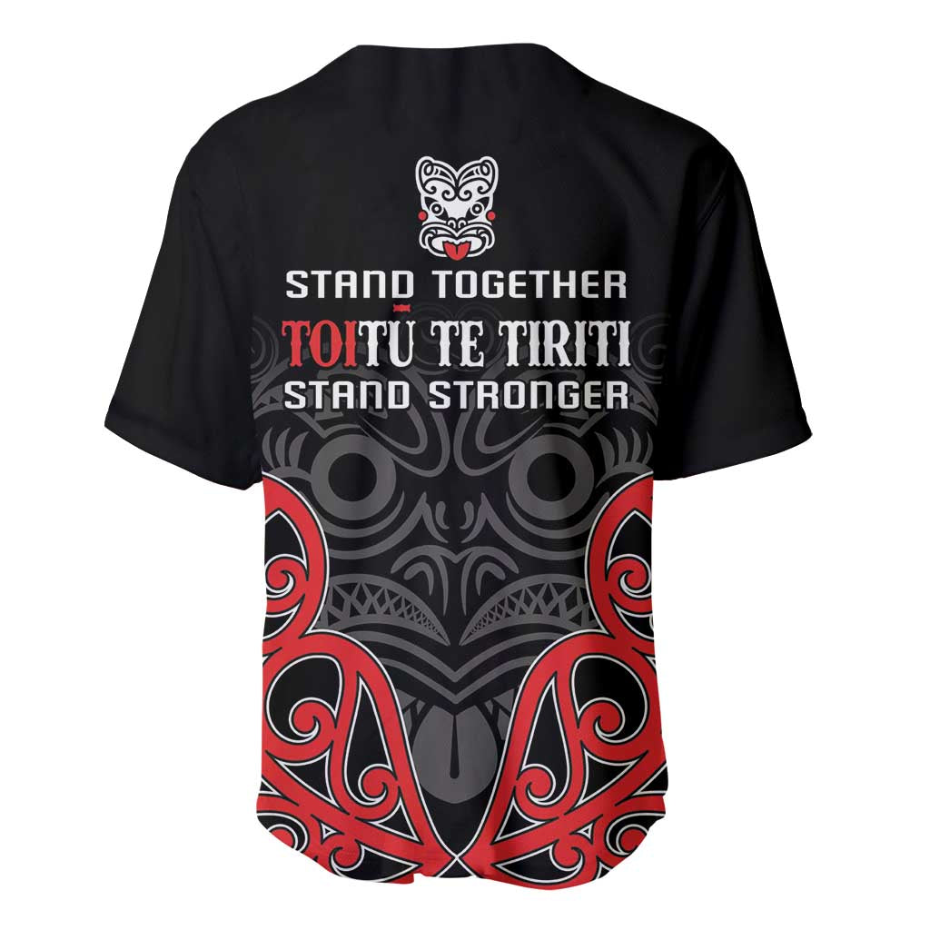Toitu Te Tiriti 1840 Aotearoa Baseball Jersey Stand Together Stand Stronger LT01 - Polynesian Pride